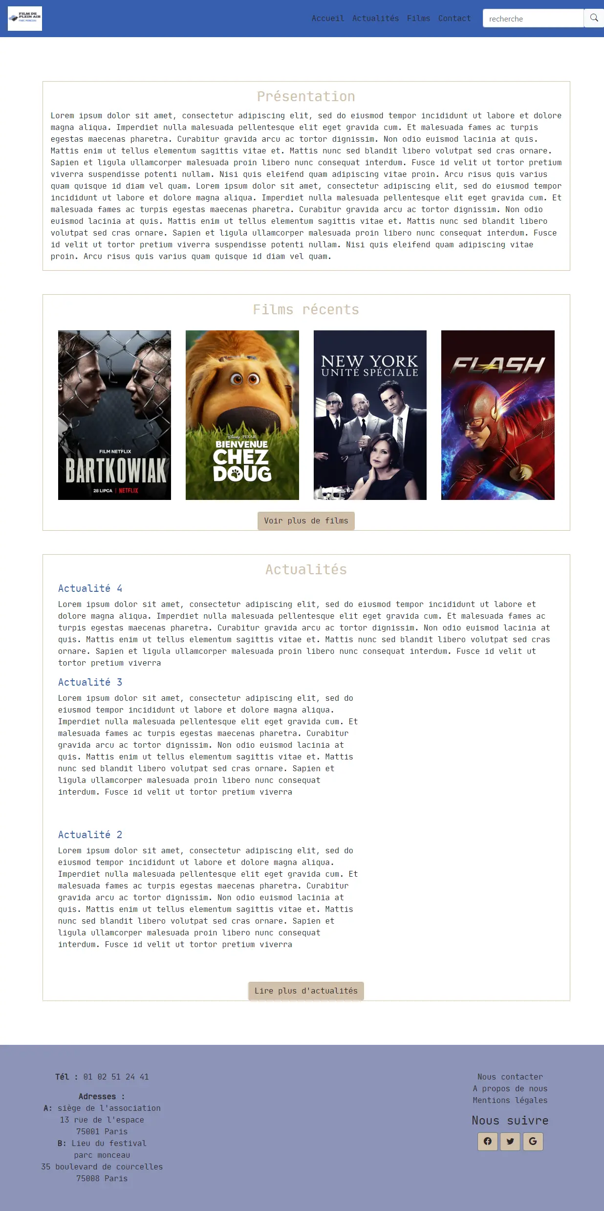 films plein air