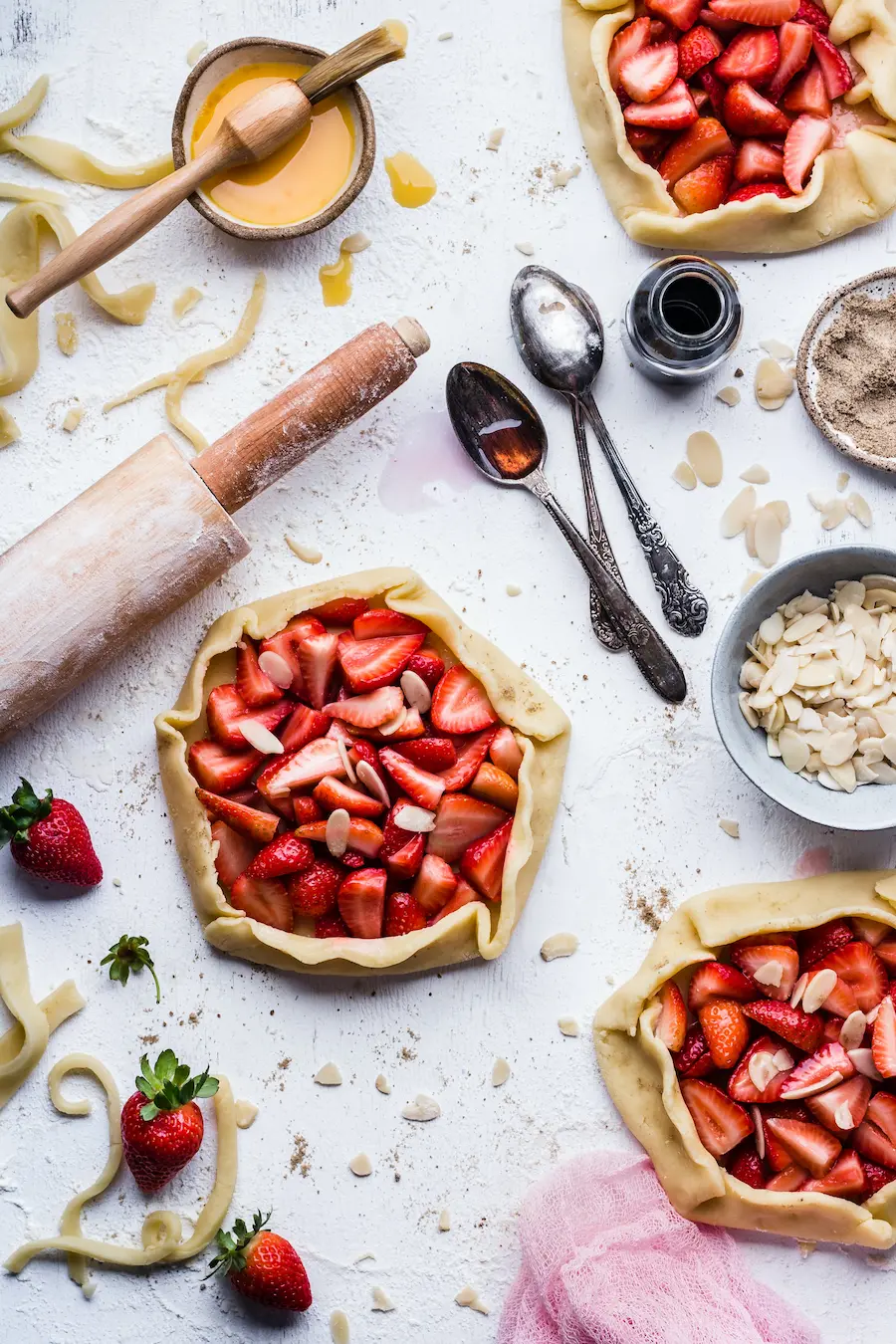 tartelettes au chocolat et aux fraises