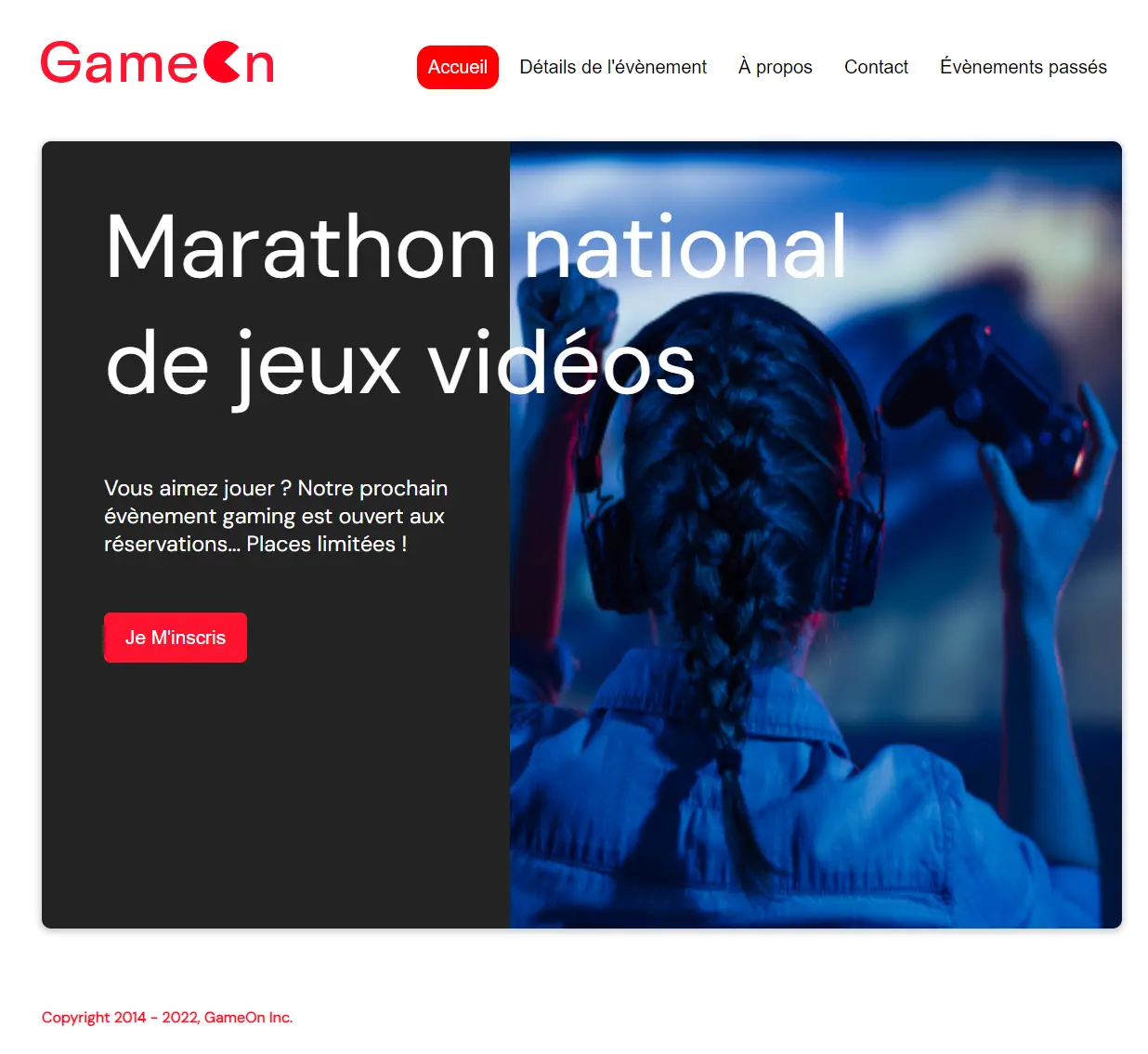 page d'accueil ordinateur