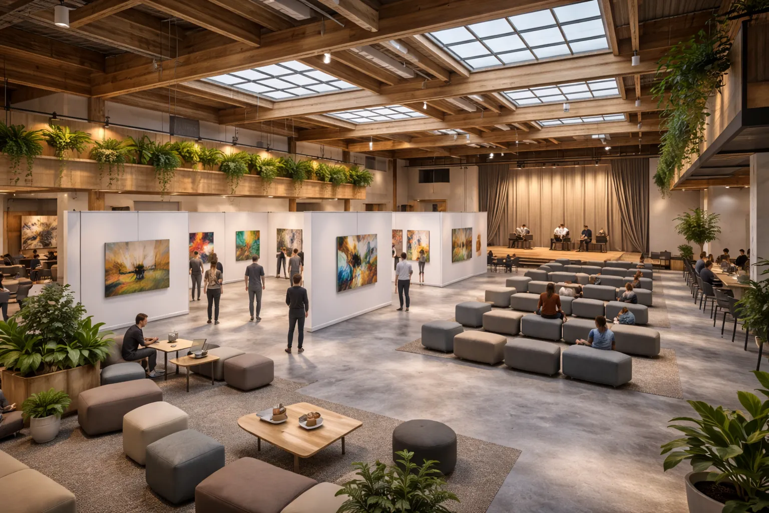 centre culturel moderne dynamique